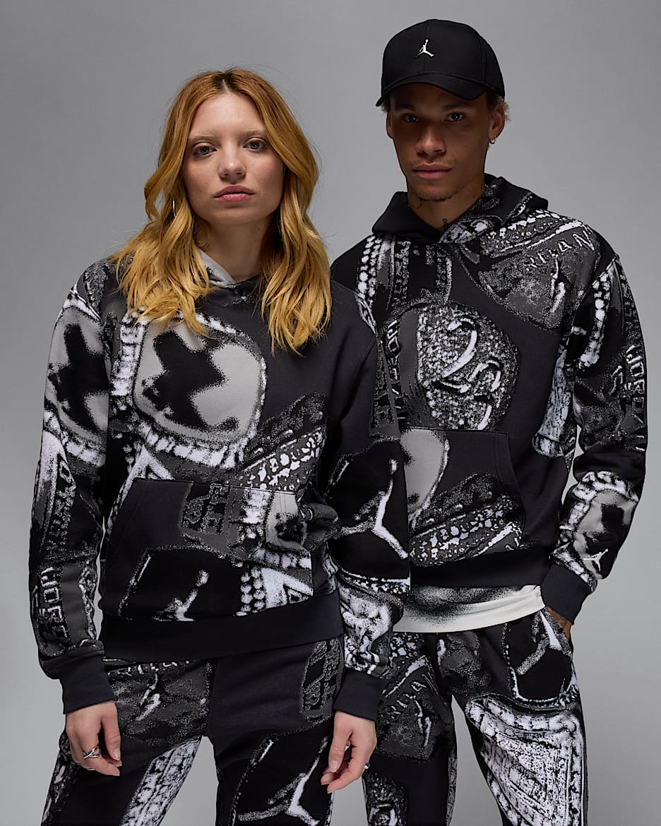 Jordan MVP Men's Printed Fleece Pullover Hoodie